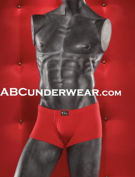 Red Cotton Lowrise Boxer Brief - Clearance