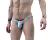 Retro Blue Swirl Sexy Mens Bikini Underwear - BLOWOUT SALE!