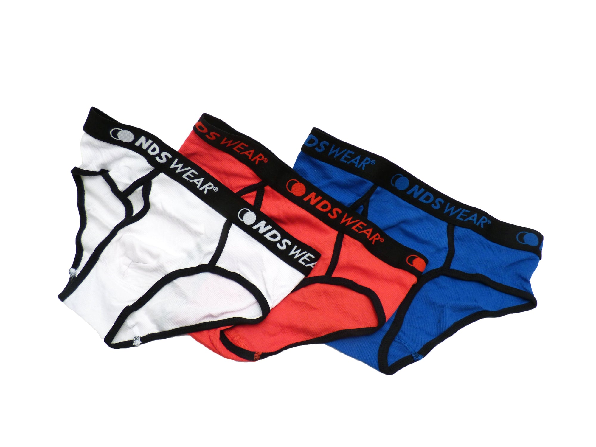 Ribbed Pouch Brief - 3 PACK Underwear for men by NDS Wear - ABC