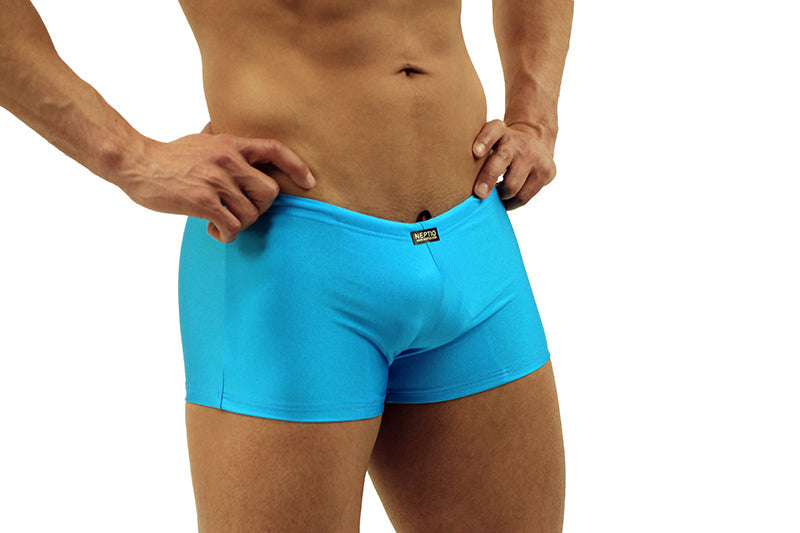 Sexy Euro Square Cut Swim Trunk Boxer with C-Ring by Neptio - ABC
