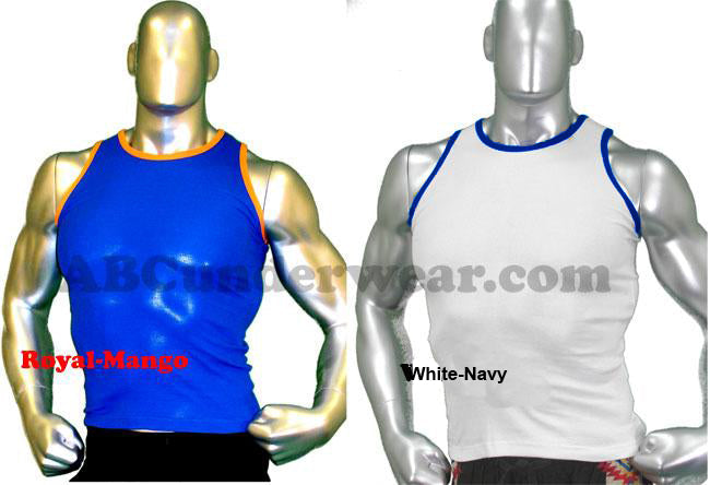 Robbie Contrast Mens Tank Top - Closeout