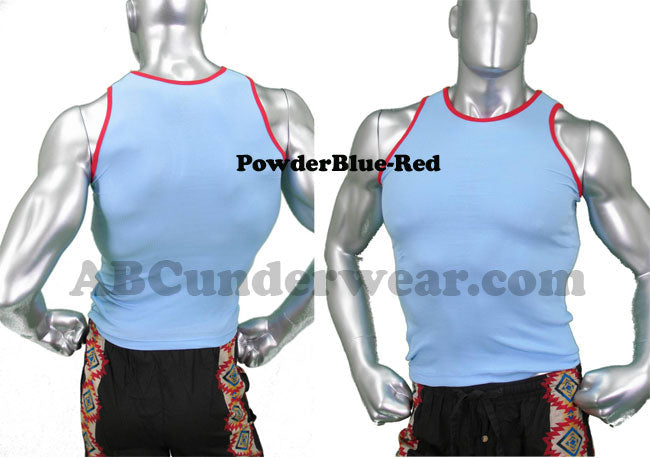 Robbie Contrast Mens Tank Top - Closeout