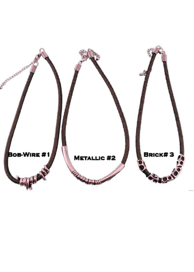Rubber & Metal Cord Necklace-ABC Underwear-ABC Underwear