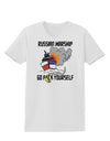 Russian Warship go F Yourself Womens T-Shirt-TooLoud-ABC Underwear