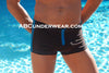 Sauvage Zip-up Squarecut Swimsuit for Men-Sauvage-ABC Underwear