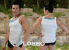 Sexy Contrast Square Mens Tank Top By Lodbo -Closeout-LOBBO-ABC Underwear