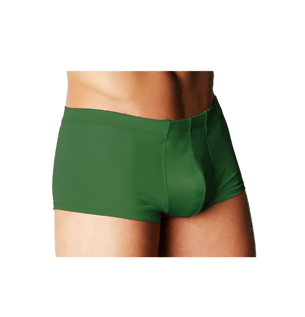 Sexy Euro Square Cut Swim Trunk Boxer with C Ring by Neptio