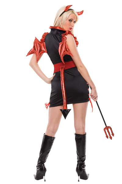 Sexy Lady Lucifer Costume - Closeout Pricing