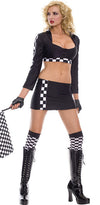 Sexy Race Girl Driver - Closeout-Music Legs-ABC Underwear
