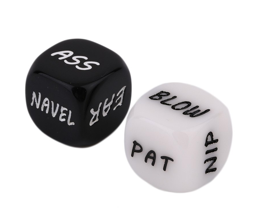 Sexy Romance Love Humor Gambling Adult Games Erotic Craps Pipe Sex Toys Dice 2Pc Set