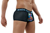 Sexy Sheer Black Mens Boxer Brief with Diamond Pouch - BLOWOUT SALE!