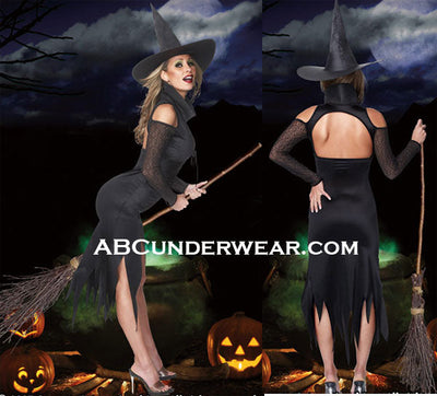 Sexy Witch Costume - Clearance-Coquette-ABC Underwear