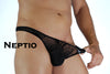 Sheer Black Eclipse Bikini Brief - BLOWOUT SALE!