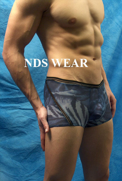 Sheer Blue Tiger Short