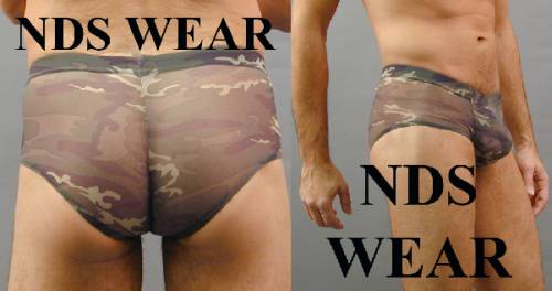 Sheer Camo Briefs