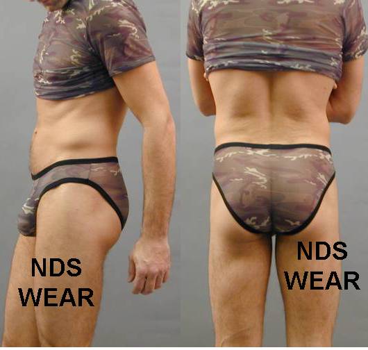 Sheer Camo Pouch Bikini