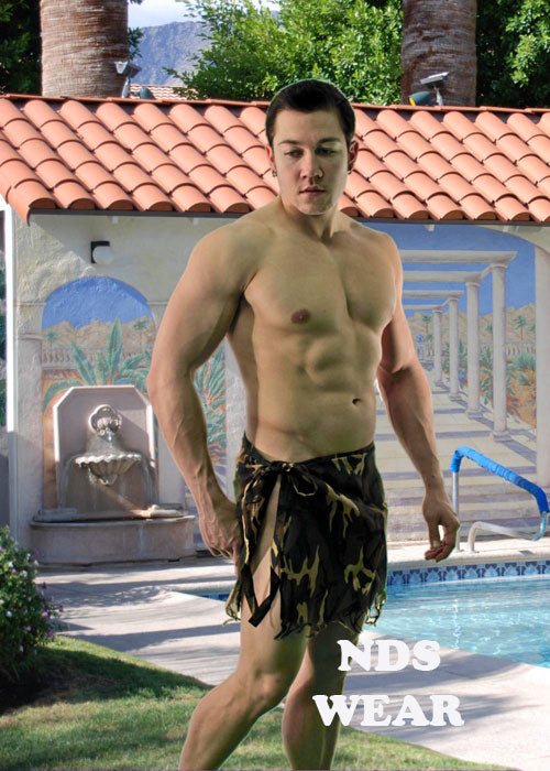 Sheer Camouflage Wrap Mini Sarong