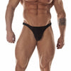 Sheer Elegant Men's Black Panther Stripe Thong - BLOWOUT SALE!