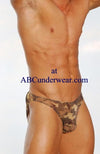 Sheer Olive Camo Bikini-ABC Underwear-ABC Underwear