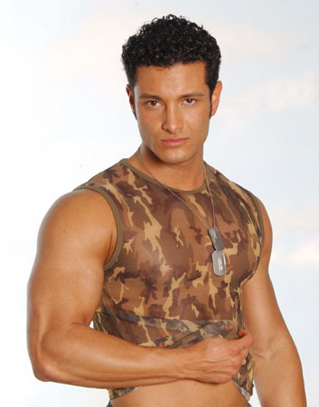 Sheer Olive Camo Muscle Shirt