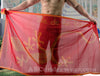 Sheer Red Gecko Sarong-NDS Wear-ABC Underwear