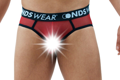 Sheer Red Men's Jock String Thong - BLOWOUT SALE!