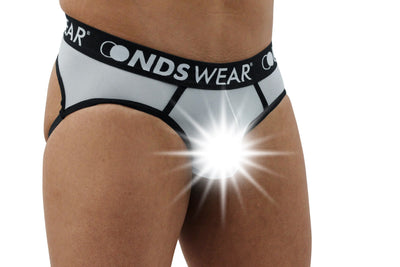 Sheer White Men's Jock String Thong-NDS Wear-ABC Underwear