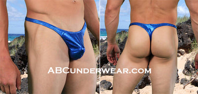 Shimmering Metallic Pouch Thong: A Luxurious Addition to Your Wardrobe-NDS Wear-ABC Underwear