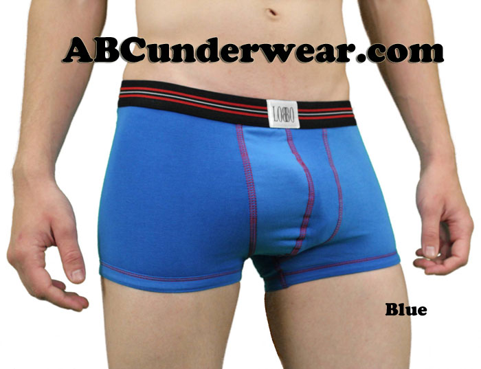 Skinny Leg Men's Contrast Boxer Briefs - Closeout