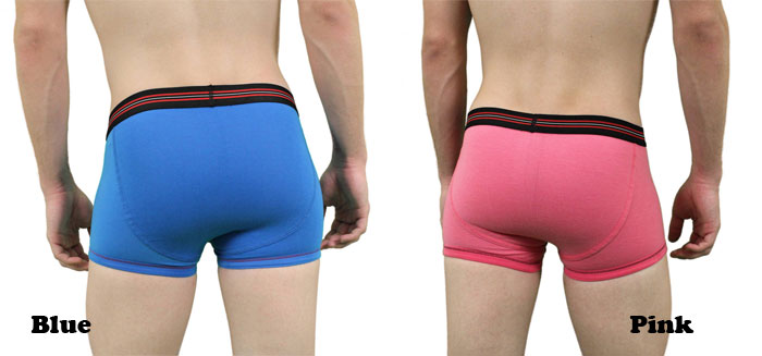 Skinny Leg Men's Contrast Boxer Briefs - Closeout