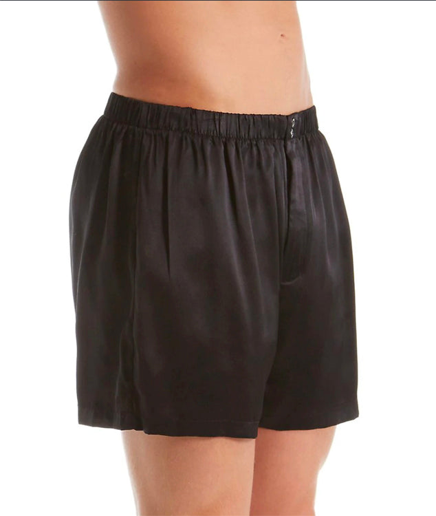 Solid Men's Silk Boxers - Closeout