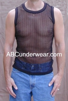 Spider Knit Muscle Shirt-ABC Underwear-ABC Underwear