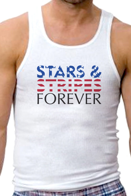 Stars & Stripes Forever Ribbed Tank