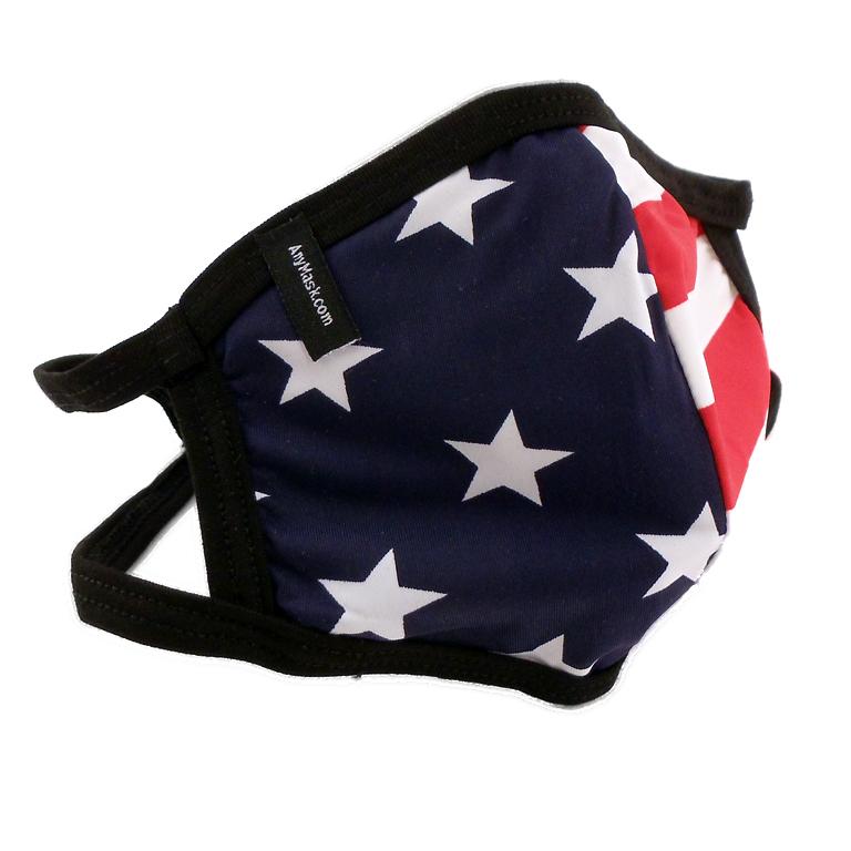 Stars and Stripes Adult or Child Face Mask - American Flag