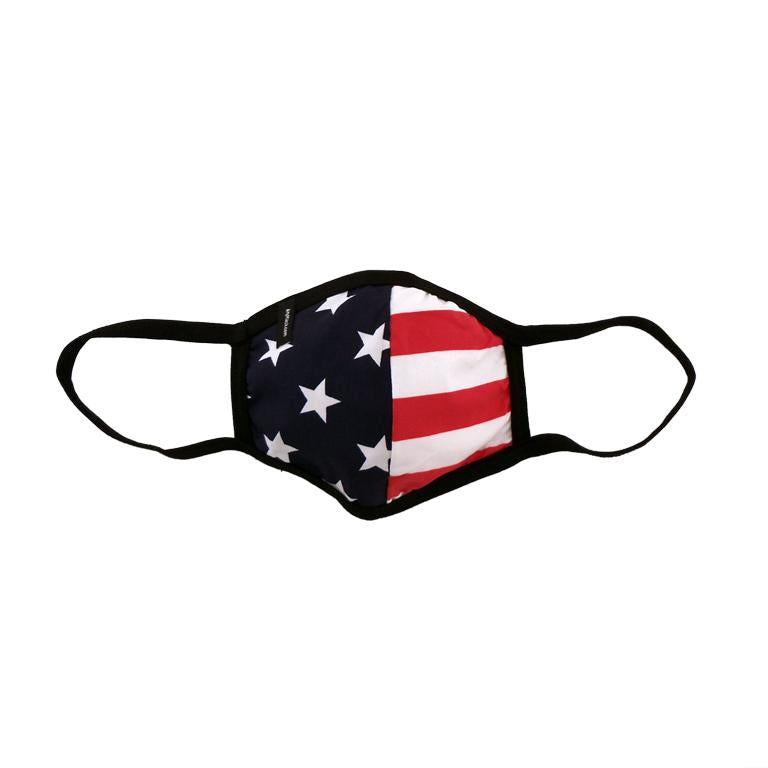Stars and Stripes Adult or Child Face Mask - American Flag