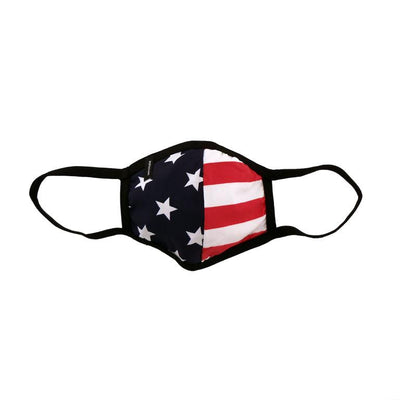 Stars and Stripes Adult or Child Face Mask - American Flag-TooLoud-ABC Underwear