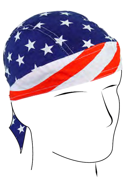 Stars and Stripes Flydanna Headwrap