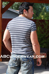 Striped Knit T-Shirt-ELEE-ABC Underwear