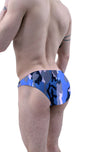 Stylish Blue Camouflage Men's Bikini Underwear - BLOWOUT SALE!