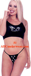 Stylish Cat-themed Tops and Thongs for the Fashion-forward Shopper-Music Legs-ABC Underwear