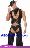 Stylish Darque Cowboy Costume - Small Size-ABC Underwear-ABC Underwear