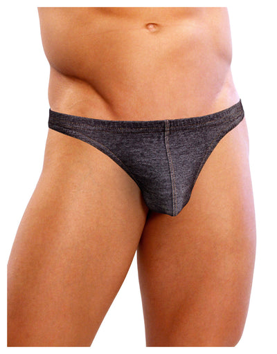 Stylish Denim-inspired Men's Pouch Thong Underwear-NDS Wear-ABC Underwear