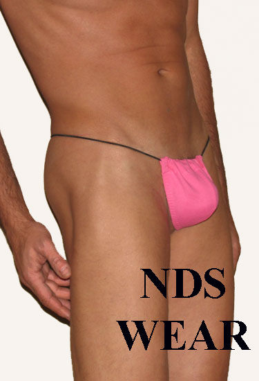 Stylish Hot Pink G-String for Men