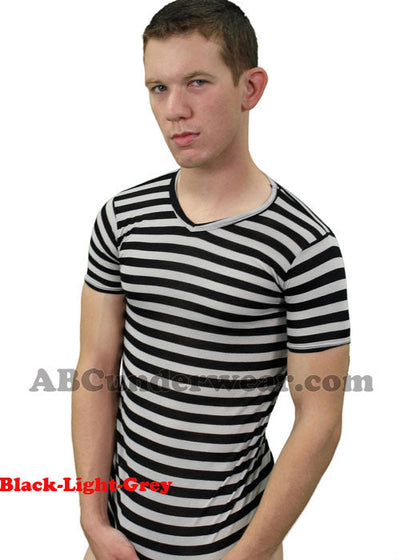 Stylish Mens Burnout V-neck T-Shirt -Closeout-Jocko-ABC Underwear