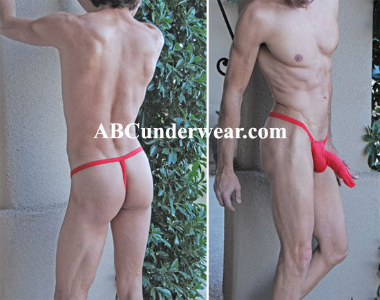 Stylish Men's Red DIQ G-String for a Fashion-Forward Statement