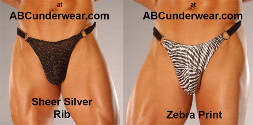 Stylish Men's Thong Featuring Side Rings