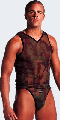 Stylish Mesh Camouflage Tank Top for Fashion-forward Shoppers