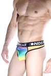 Stylish Rainbow Gradient Thong for Men by NDS Wear®-NDS Wear-ABC Underwear