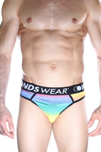 Stylish Rainbow Gradient Thong for Men by NDS Wear®-NDS Wear-ABC Underwear