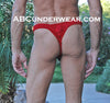 Stylish Two-Tone Leather Thong: Elevate Your Wardrobe with this Exquisite Ecommerce Collection-ABC Underwear-ABC Underwear